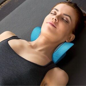 Blue Neck Support Pillow
